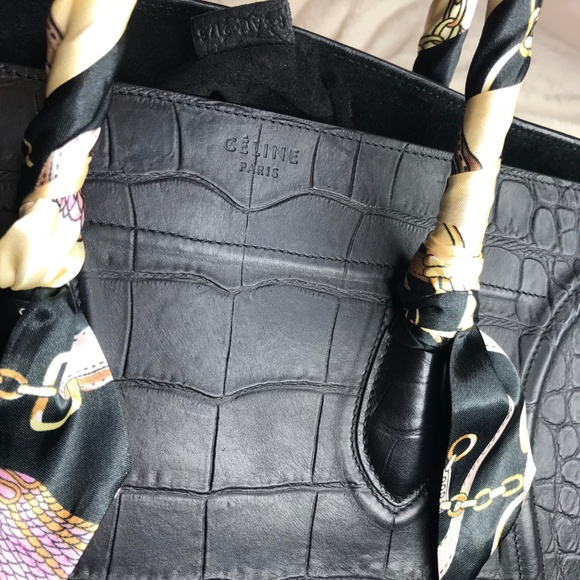AUTHENTIC Celine Phantom CROC EMBOOSED - Picture 8 of 8
